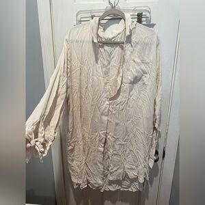 Cupshe oversized button down coverup
